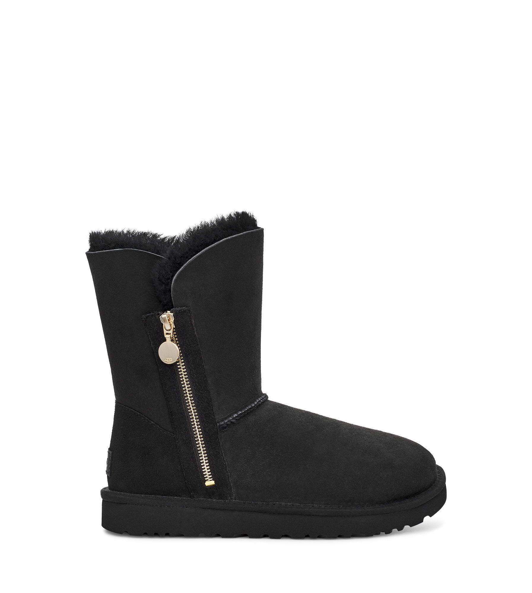 uggs with zipper on side