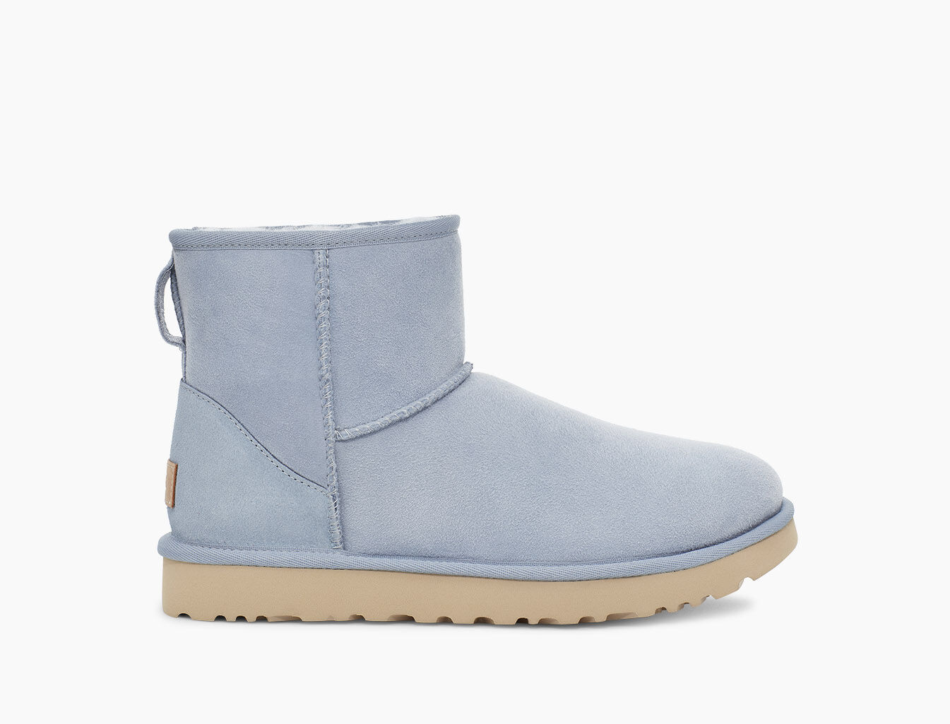 blue and white uggs