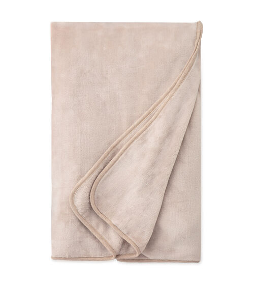 Plush, warm, and incredibly cozy, the Duffield spa throw is a living room essential and a bit larger than the original. Cast in soft hues, this blanket balances its minimal aesthetic with a velvety sheen. UGG Duffield Large Spa Throw Blanket Polyester In Oatmeal Heather