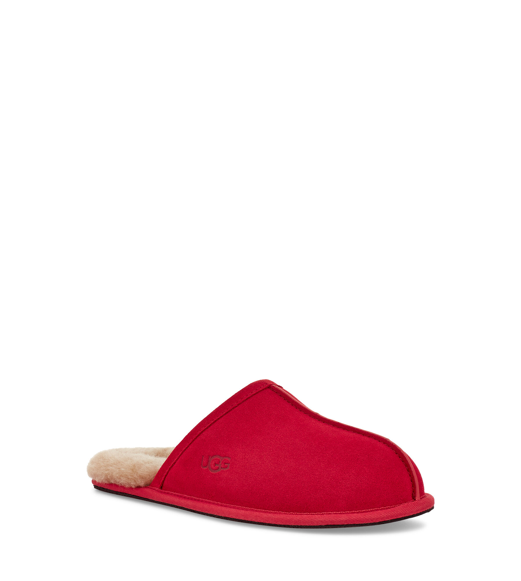 red ugg slippers