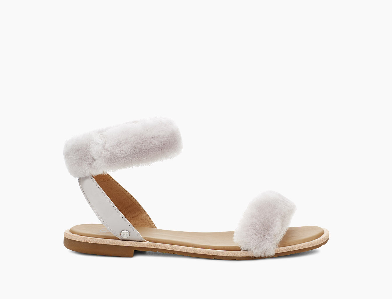 sandals with fluff