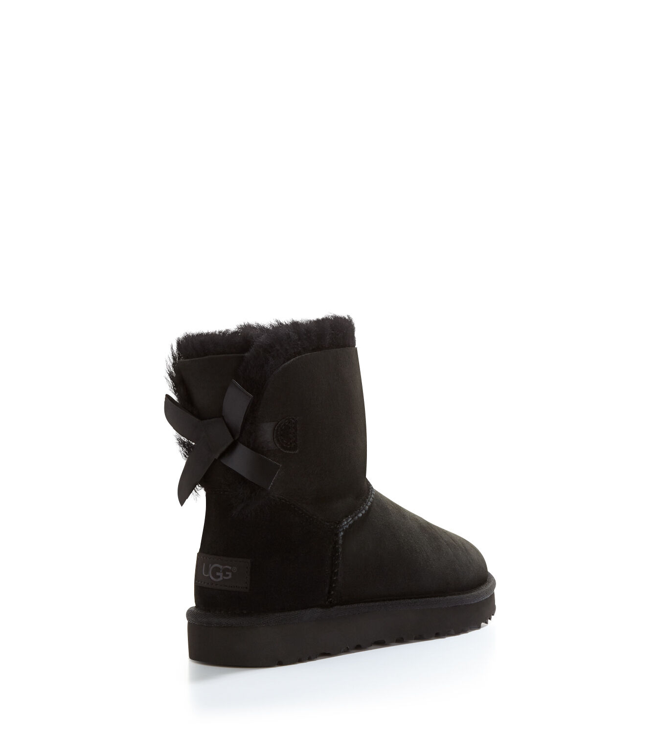 UGG (アグ) レディースブーツ MINI BAILEY BOW II - ミニ ベイリー ボウ II Black, 22.0