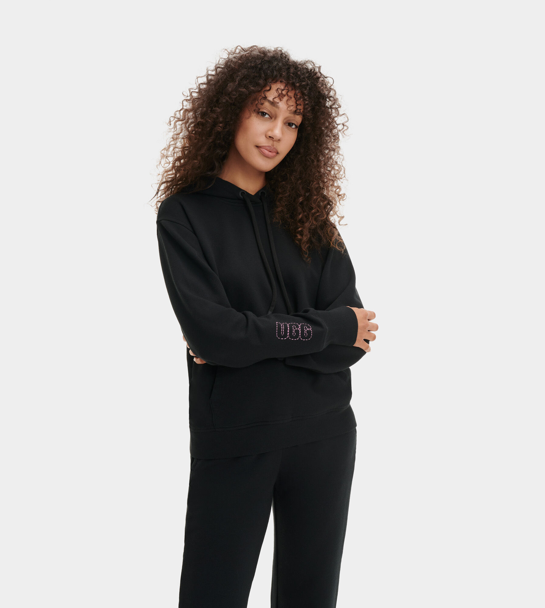 UGG (アグ) レディーストップ TATIANA HOODIE Black, XS