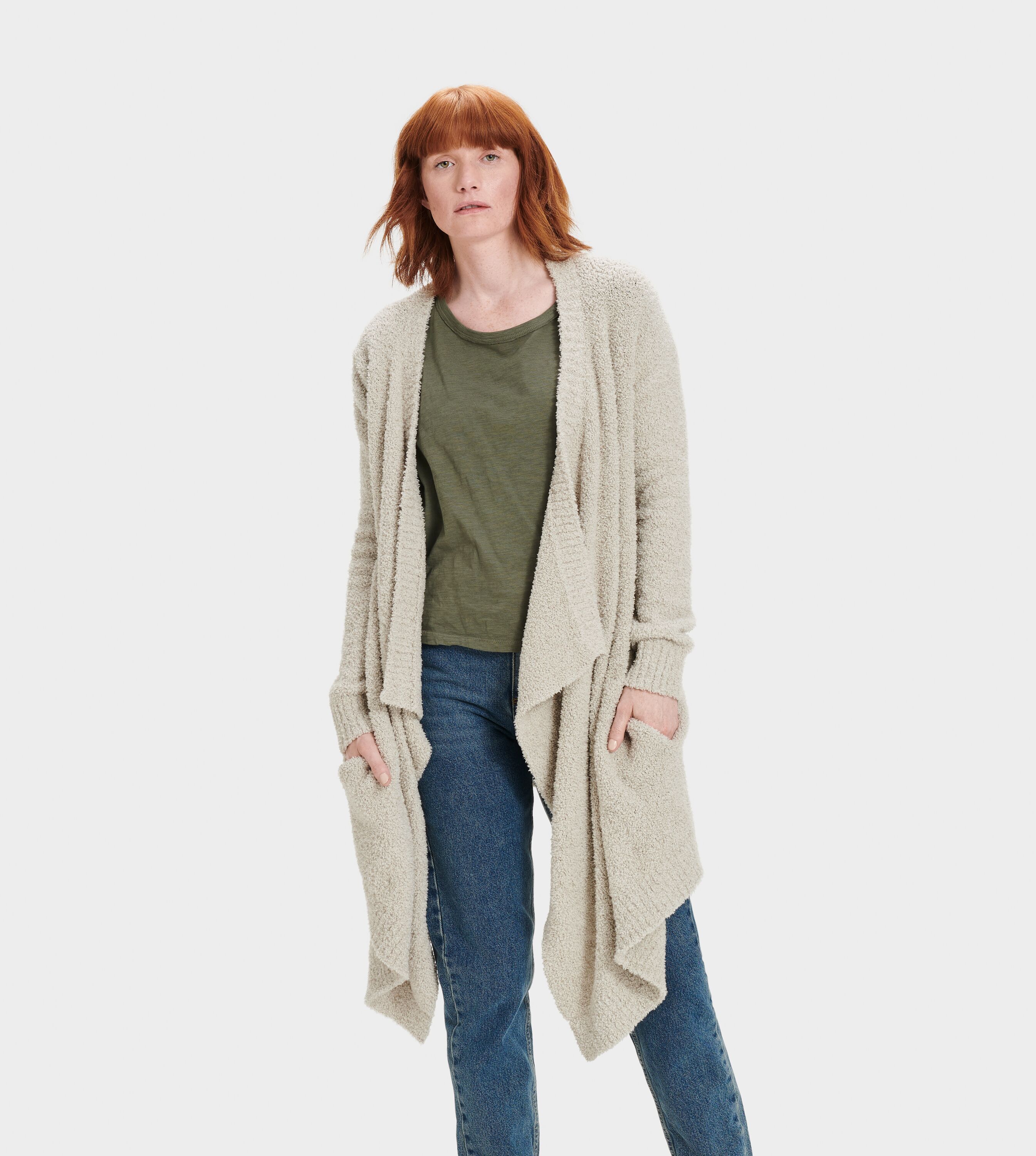 UGG (アグ) レディースPHOEBE WRAP CARDIGAN Driftwood, XS