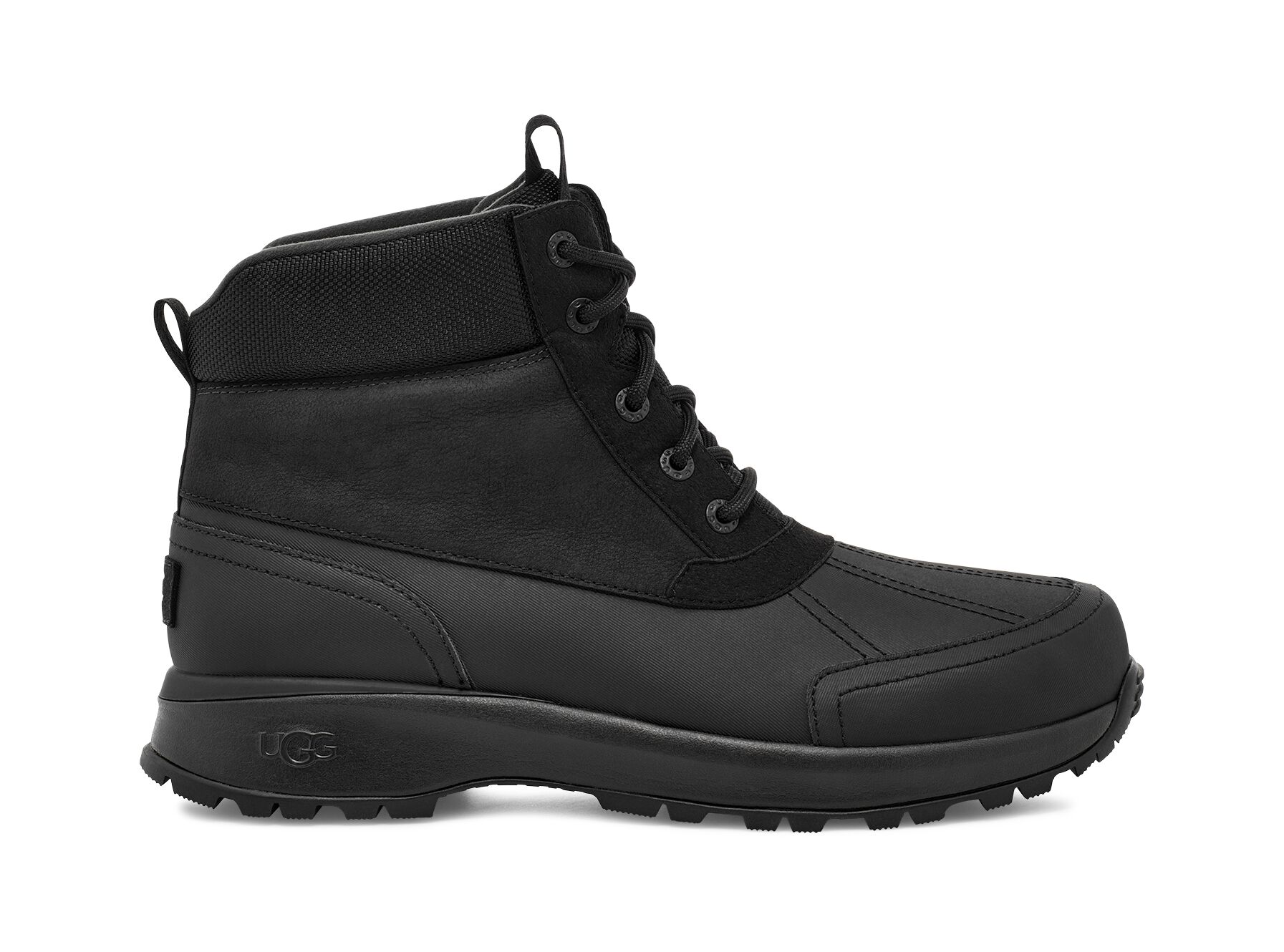 UGG (アグ) メンズブーツ EMMETT DUCK BOOT Black, 25.0