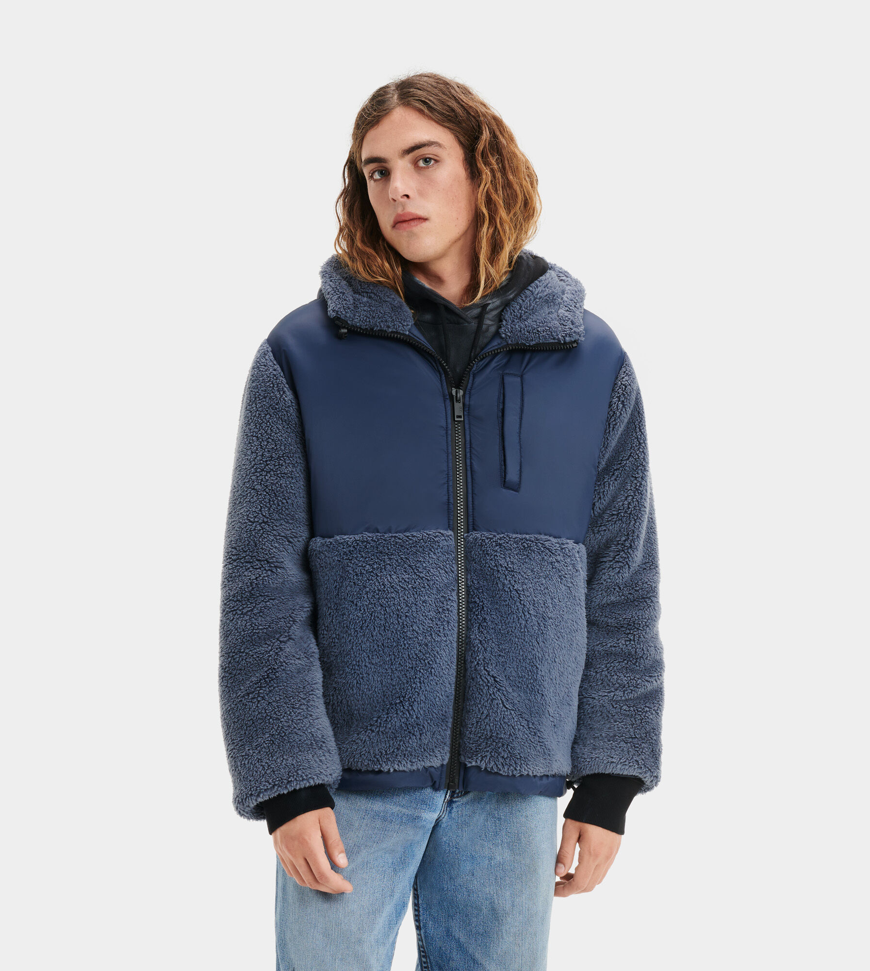 UGG (アグ) メンズトップ CONROY SHERPA JACKET Cyclone, M