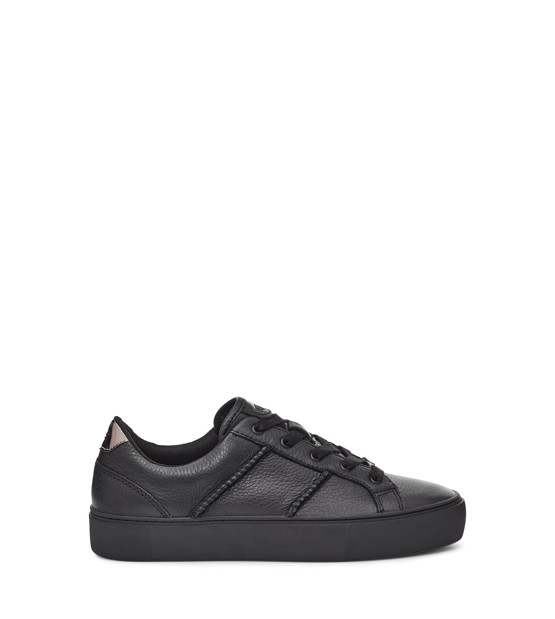 UGG (アグ) レディーススニーカー DINALE Black Leather, 22.0