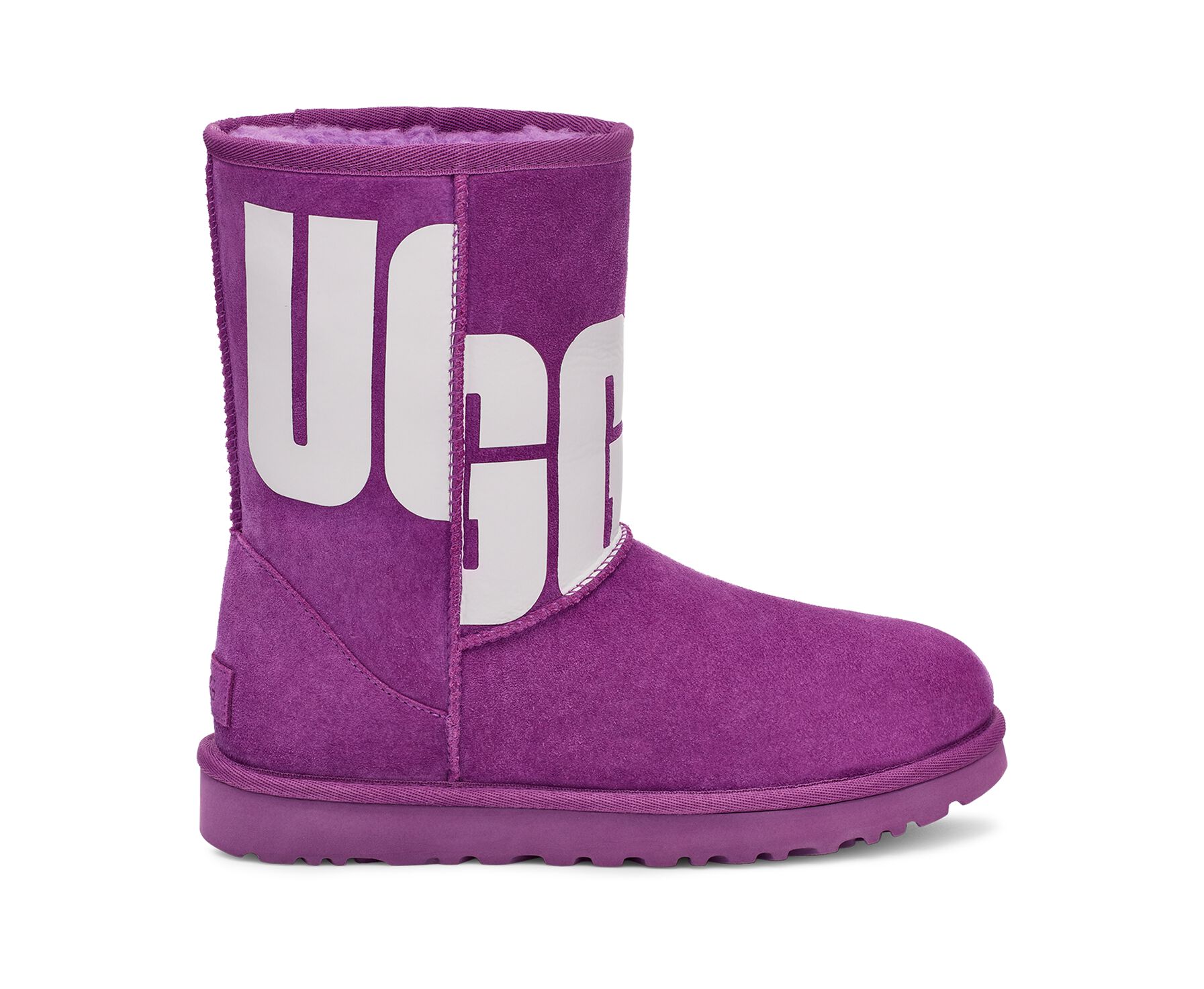 UGG (アグ) レディースブーツ CLASSIC SHORT II CHOPD Purple Sky, 22.0