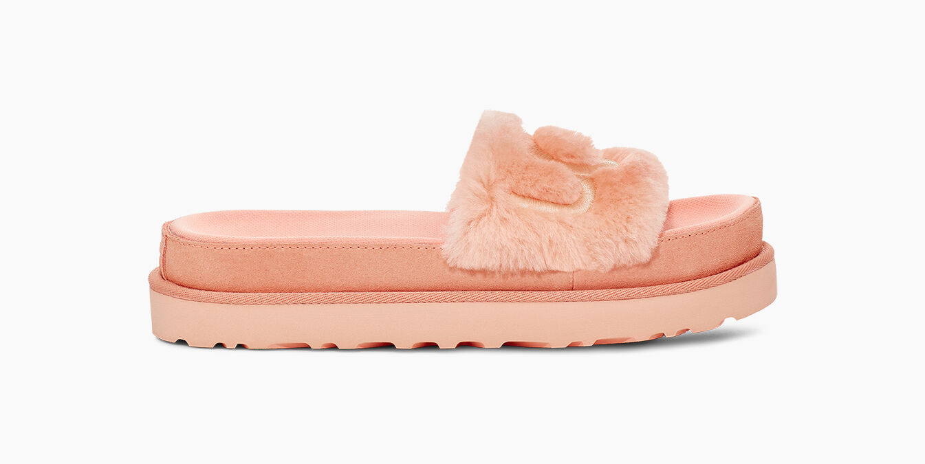 ugg laton fur slides