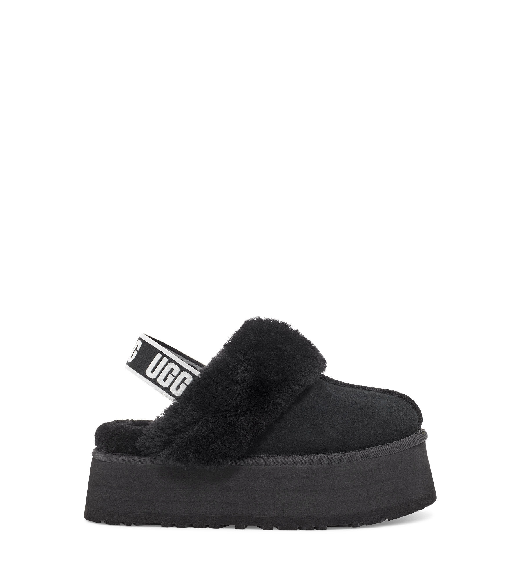 UGG (アグ) レディースサンダル FUNKETTE - ファンケット Black, 22.0
