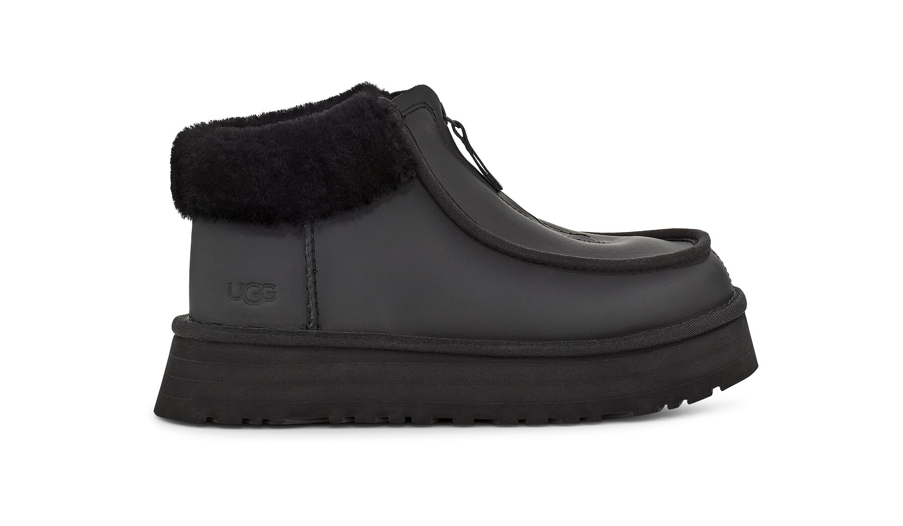 UGG (アグ) レディースブーツ FUNKETTE BOOT Ultra Matte Black, 22.0