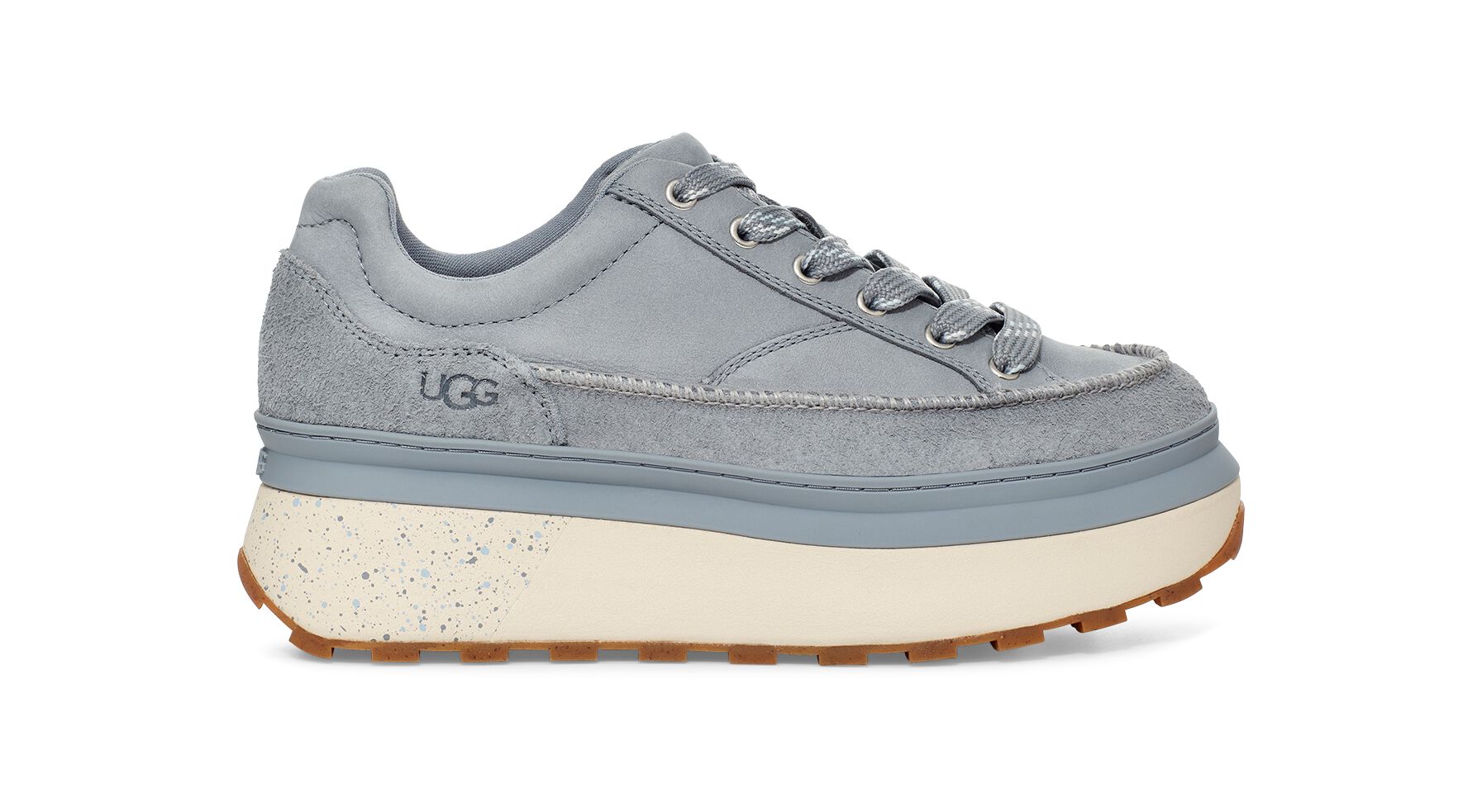 UGG (アグ) レディーススニーカー MARIN LACE Ash Fog Leather, 22.0