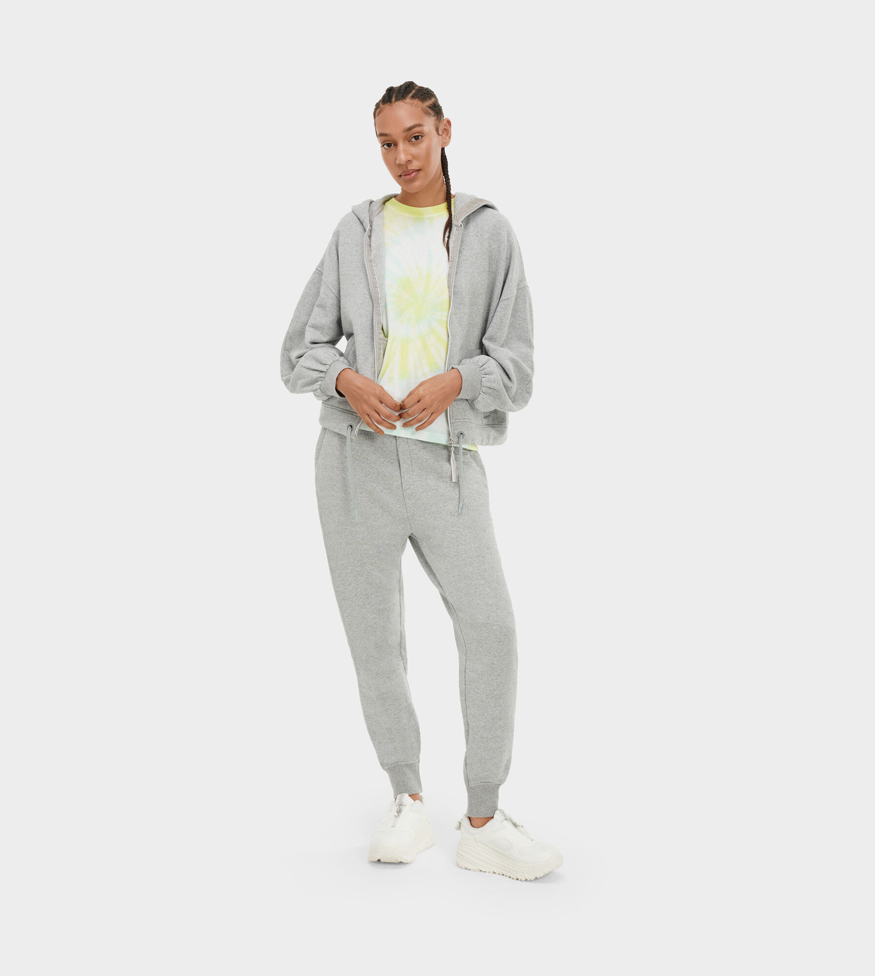 UGG (アグ) レディースボトムス ERICKA RELAXED JOGGER Grey Heather, S