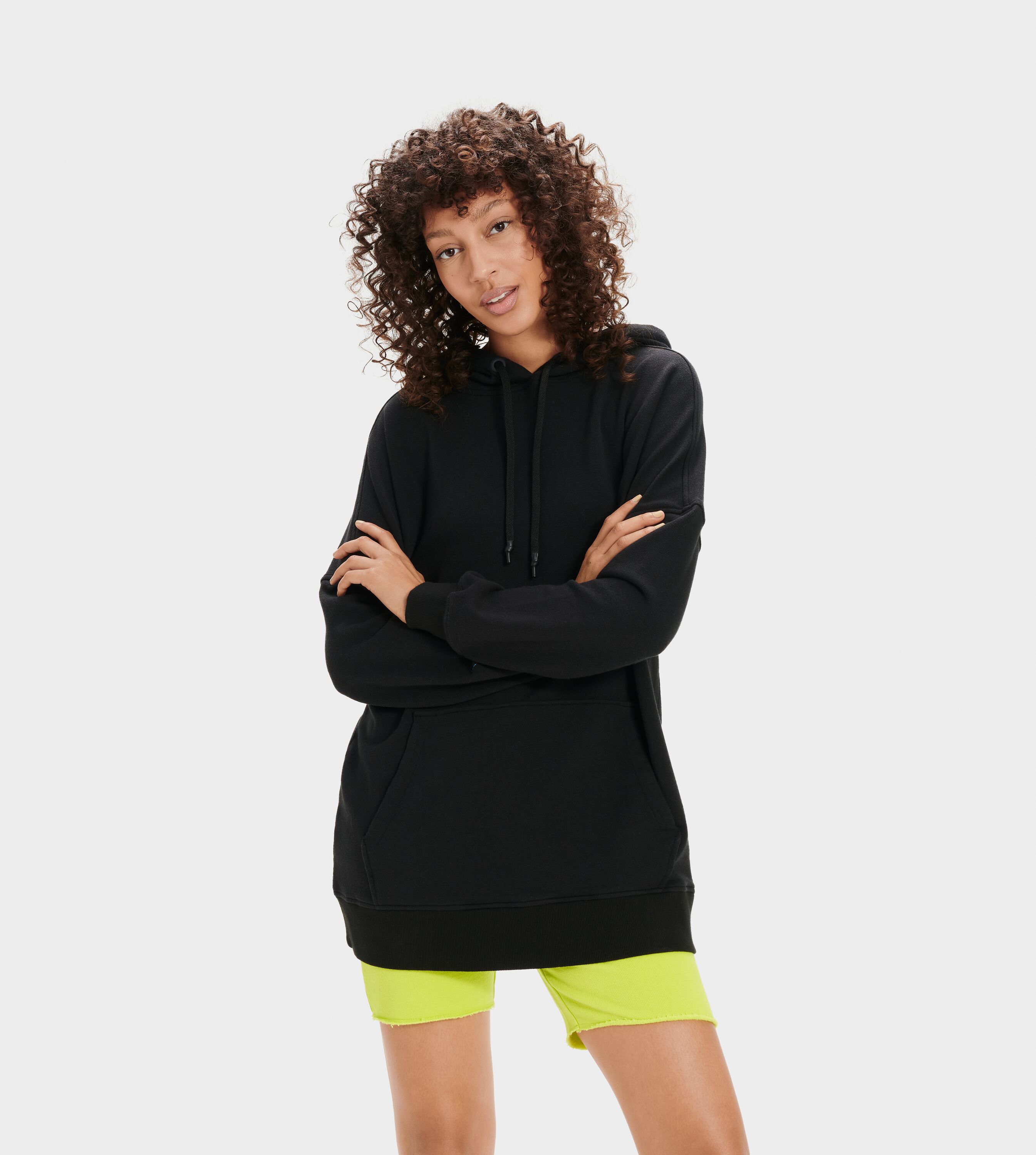 UGG (アグ) レディーストップ SIMONE BOYFRIEND HOODIE Black, S