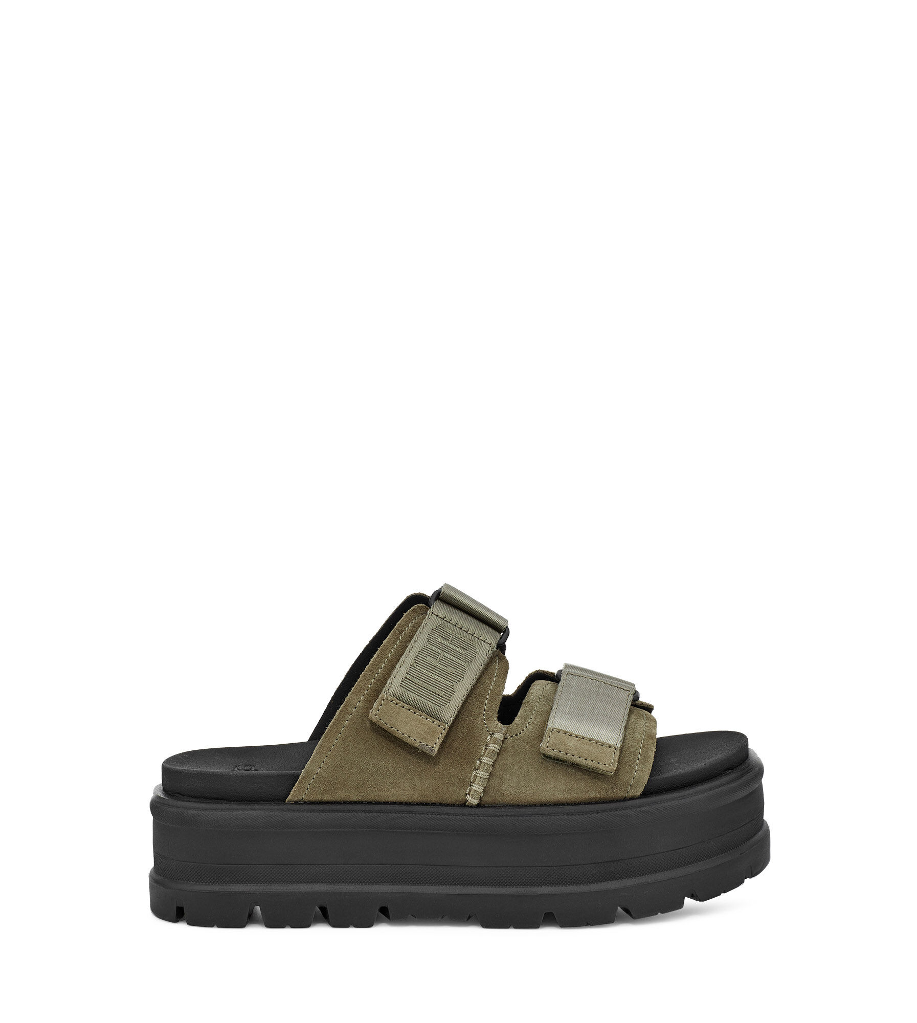 UGG (アグ) レディースサンダル CLEM - クレム Burnt Olive Suede, 22.0
