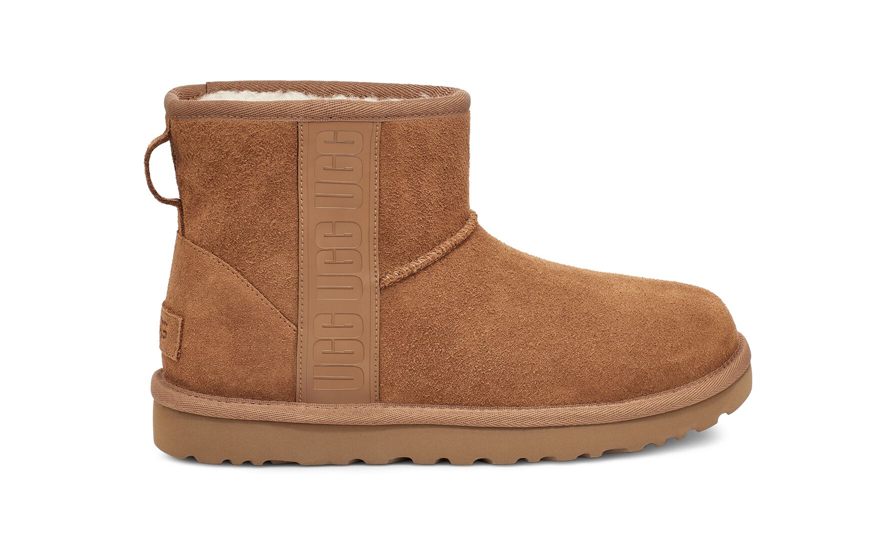 UGG (アグ) レディースブーツ CLASSIC MINI SIDE LOGO Chestnut, 22.0