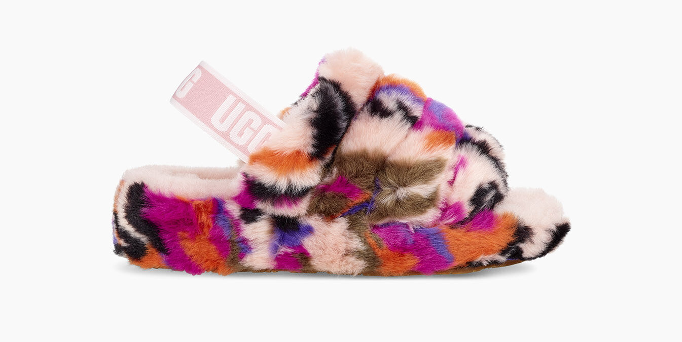 ugg slides multicolor