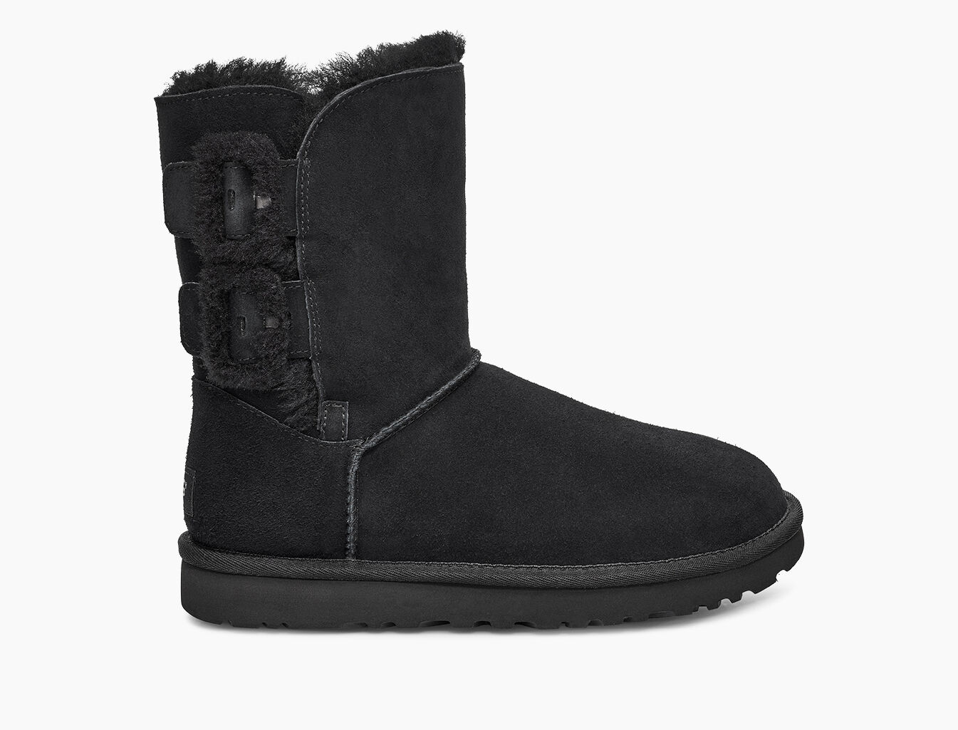 ugg bailey fluff buckle boot