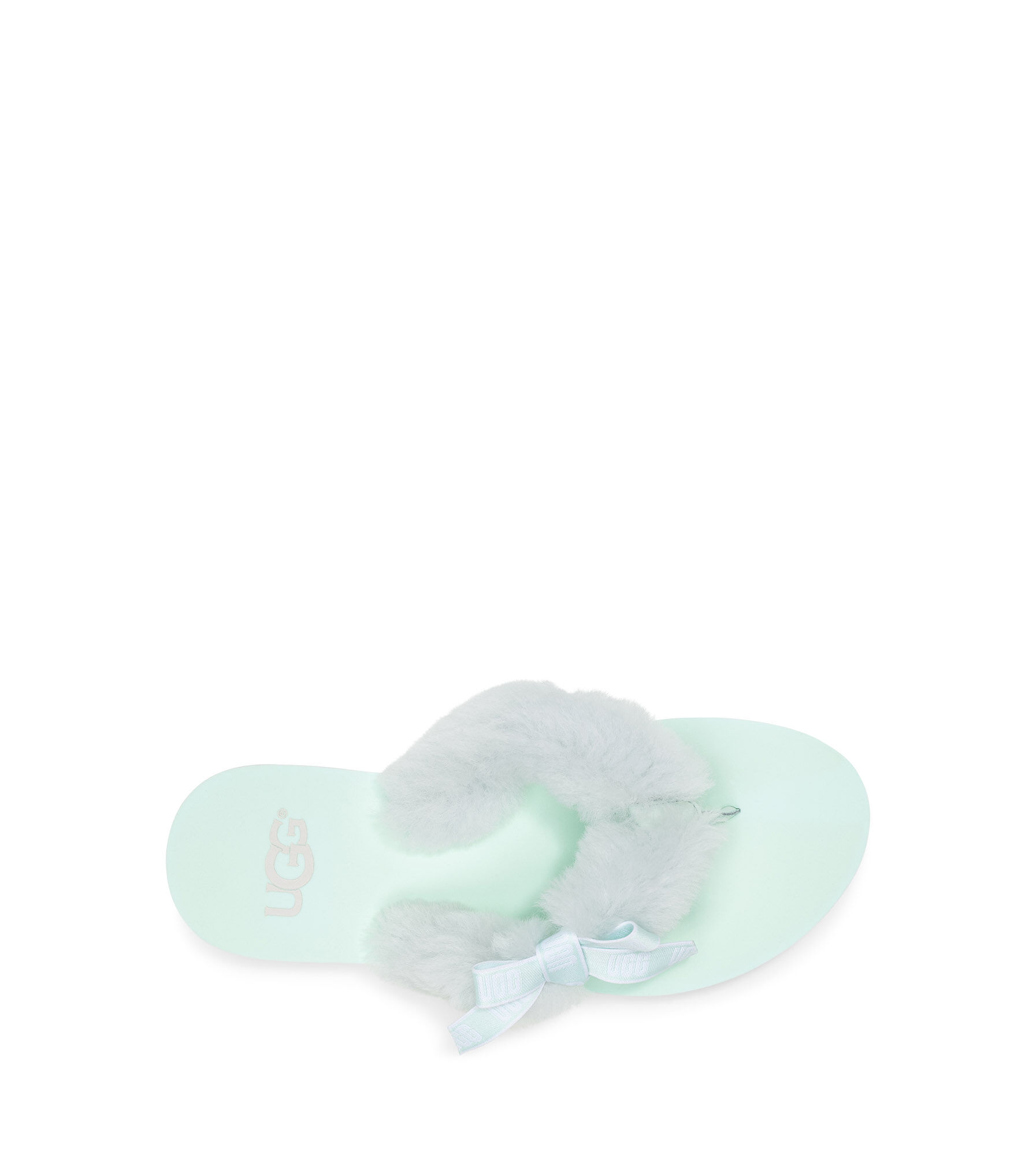 sunset graphic flip flop