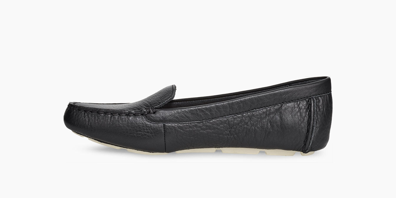 Ugg flores top leather flat