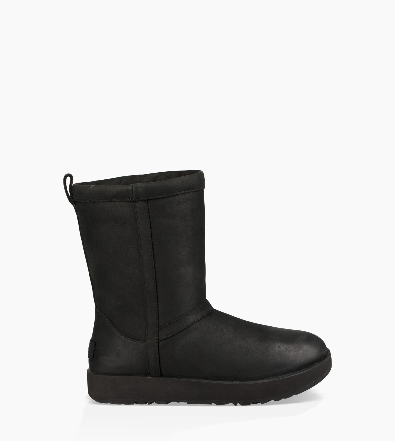 short leather ugg boots