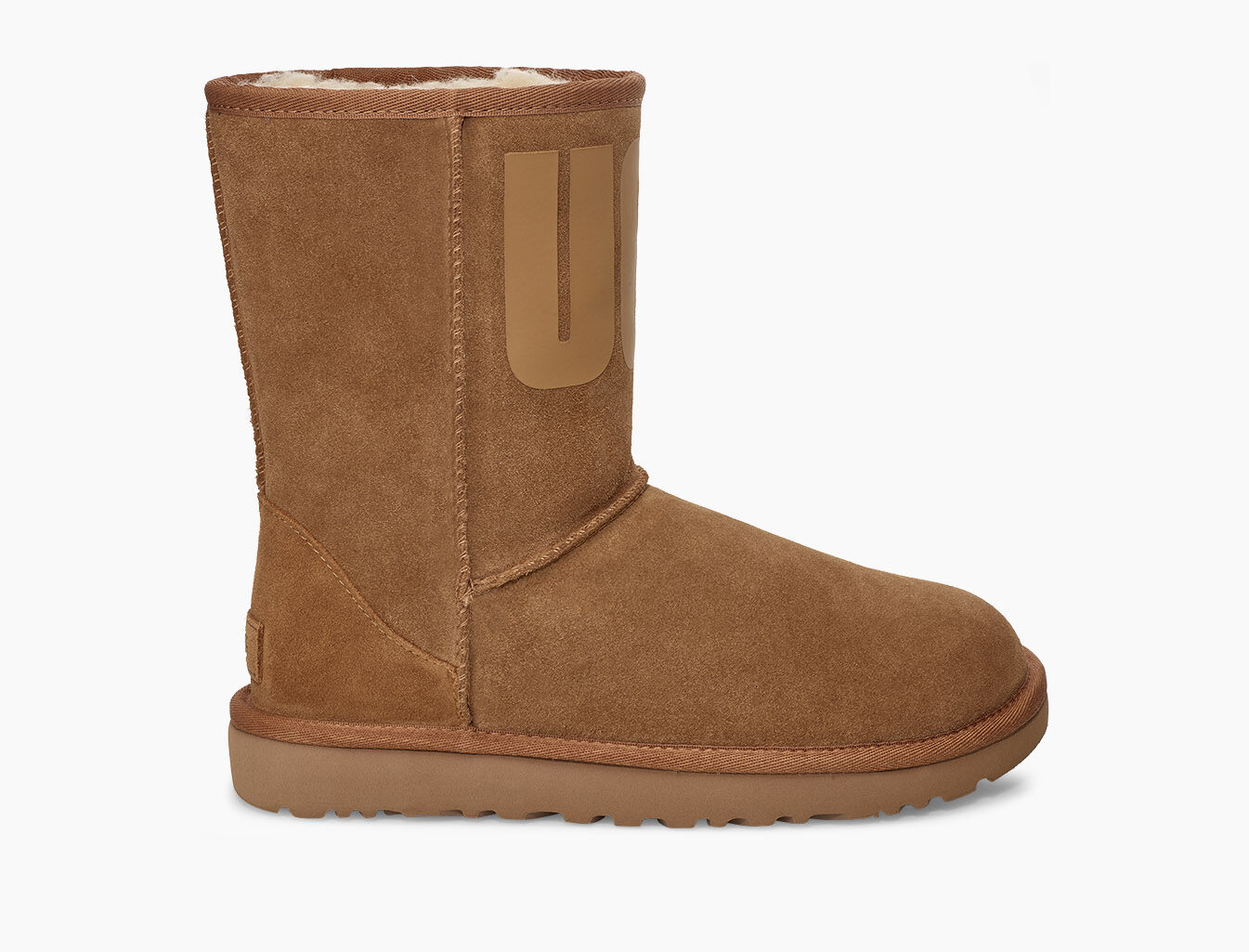 UGG® Classic Short Rubber Logo Boot for 