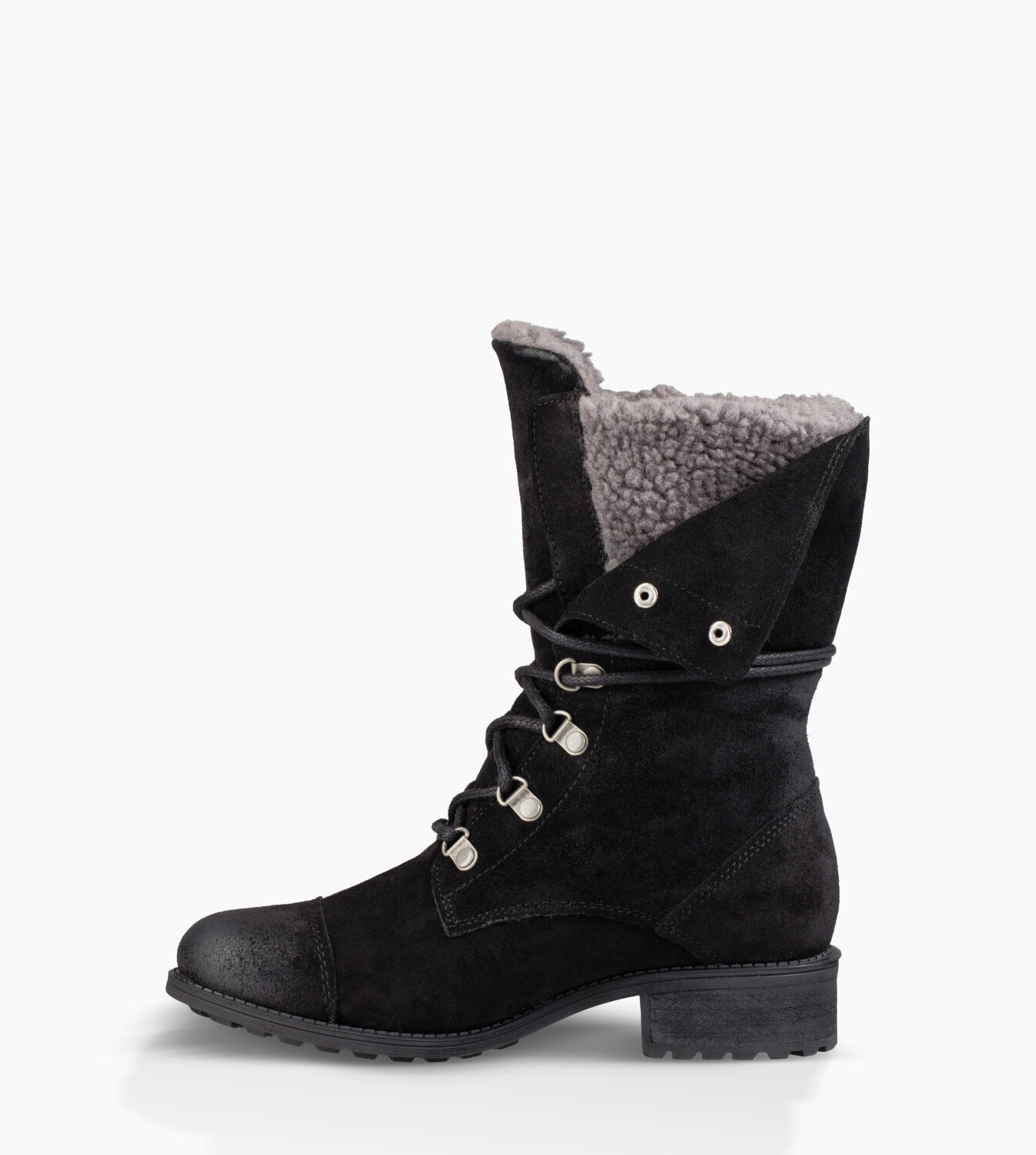 black ankle boots ugg
