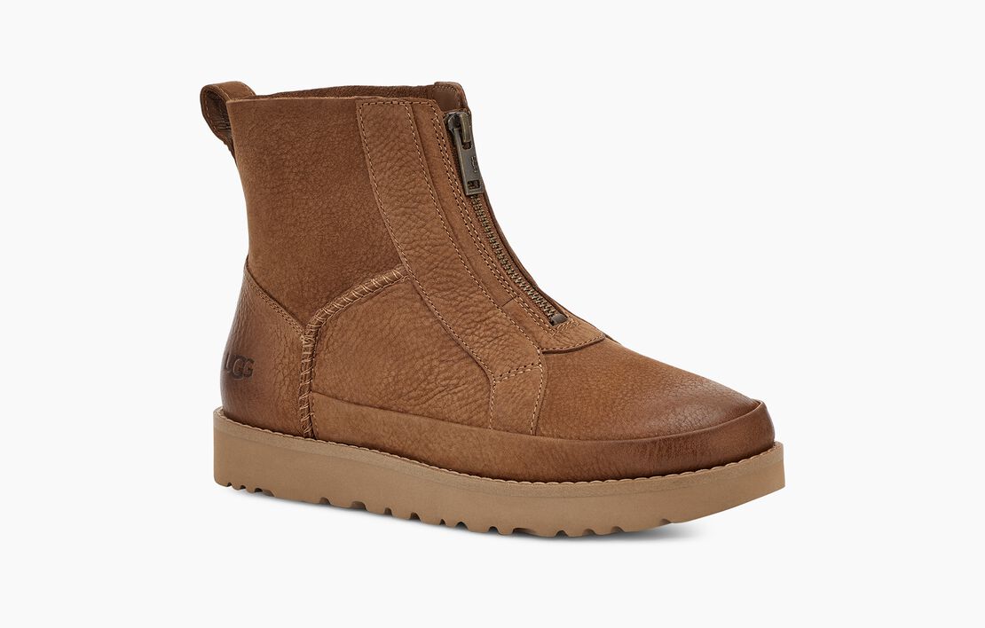 UGG® Deconstructed Front Zip Short Boot for Women | UGG® EU