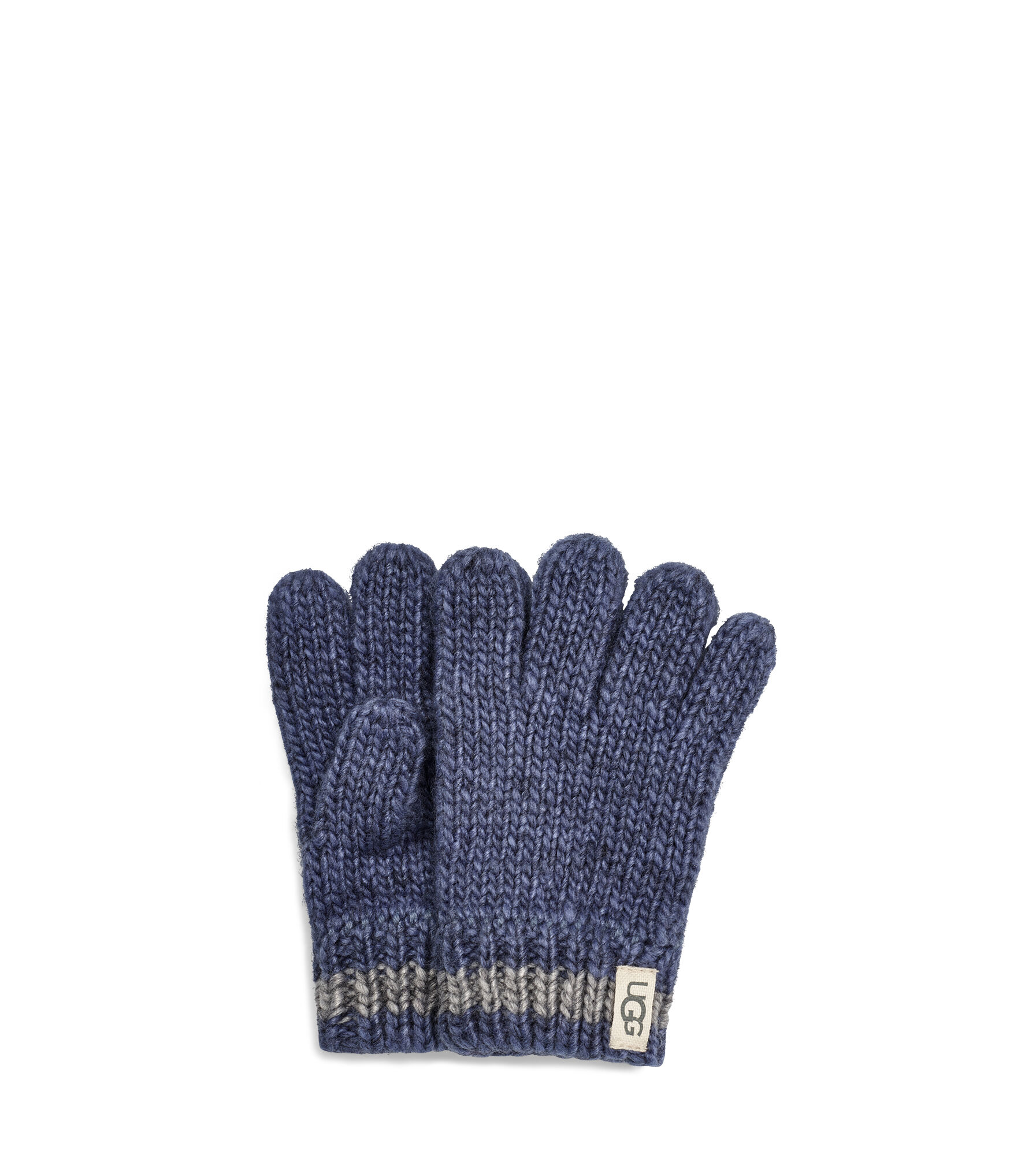 Chunky Stripe Knit Glove
