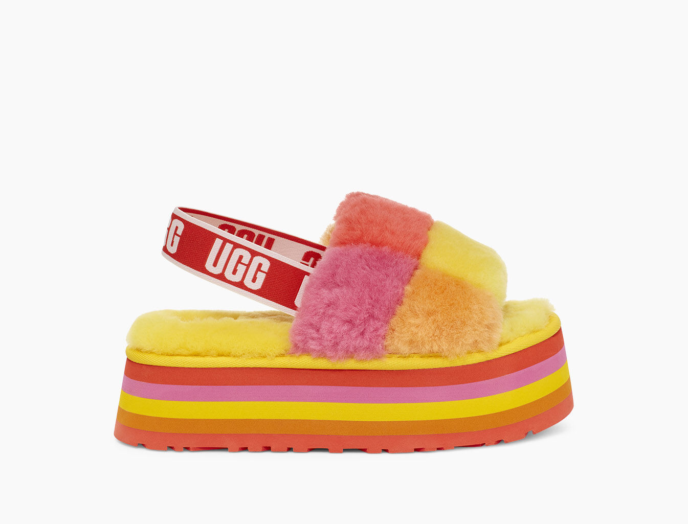 ugg disco checker slides