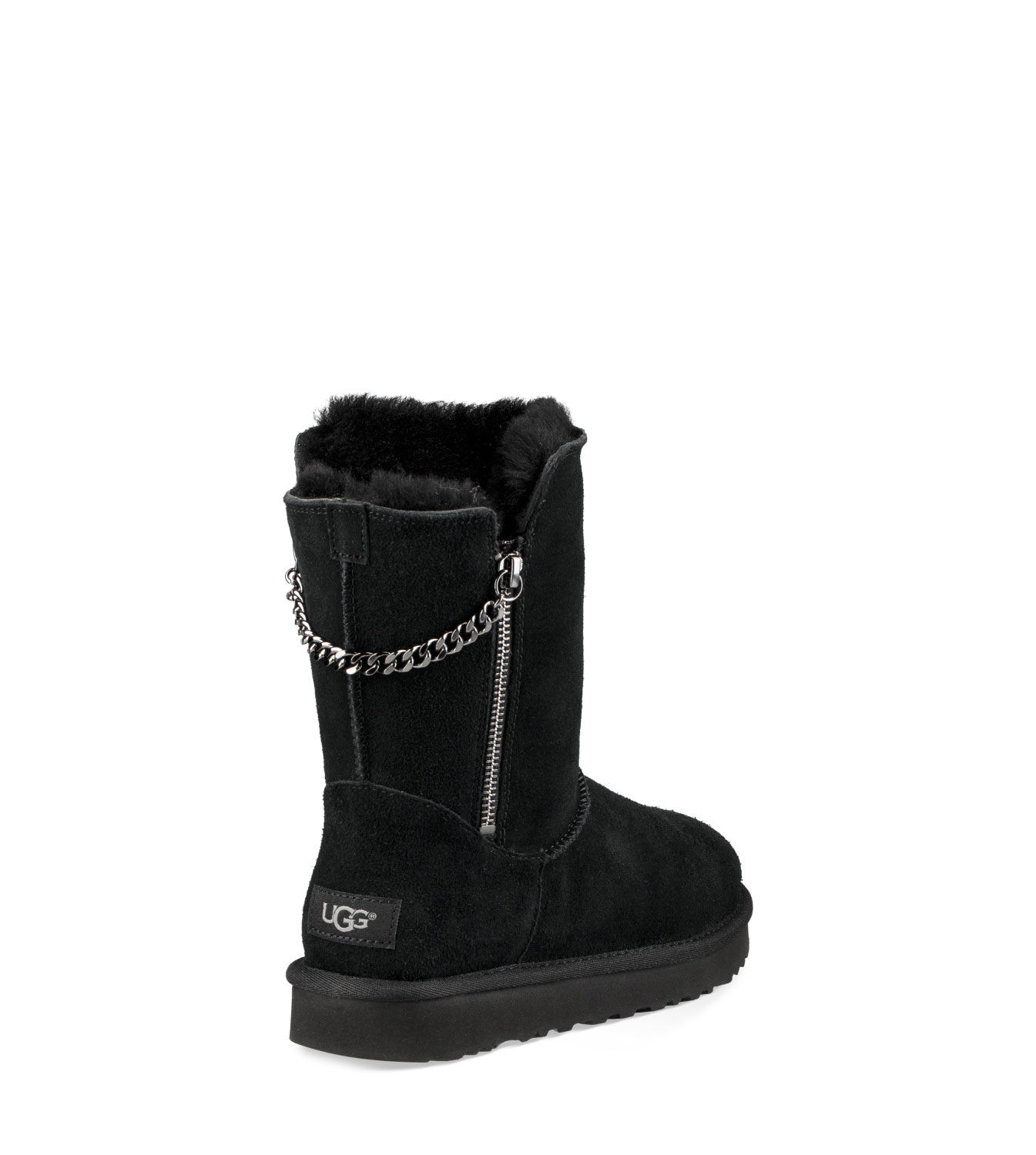ugg classic short sparkle zip