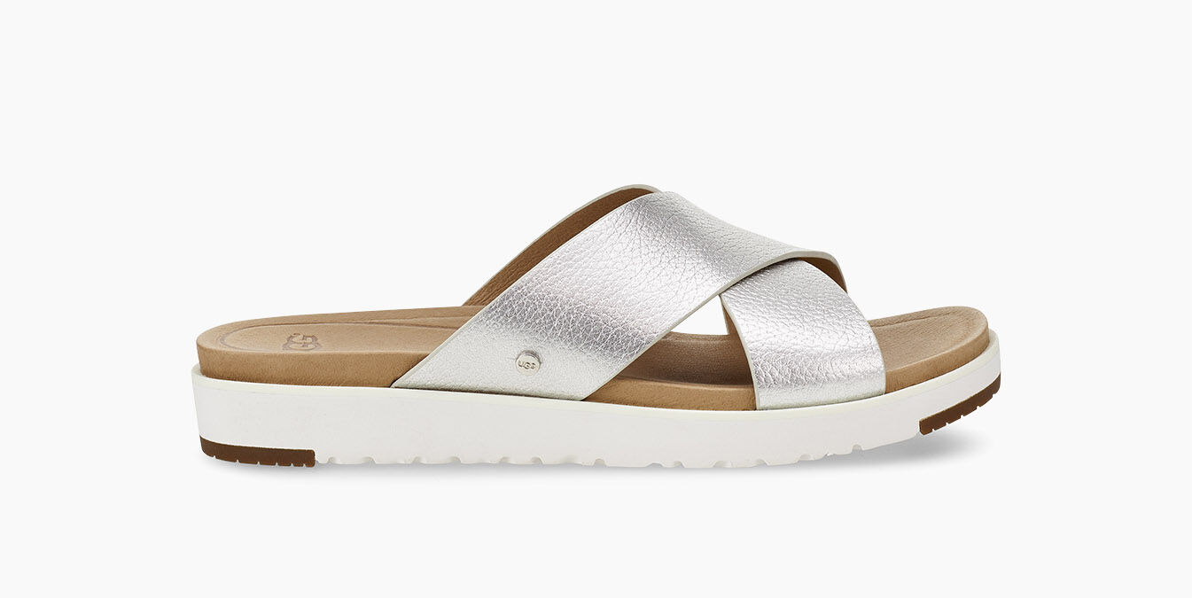 ugg metallic slides