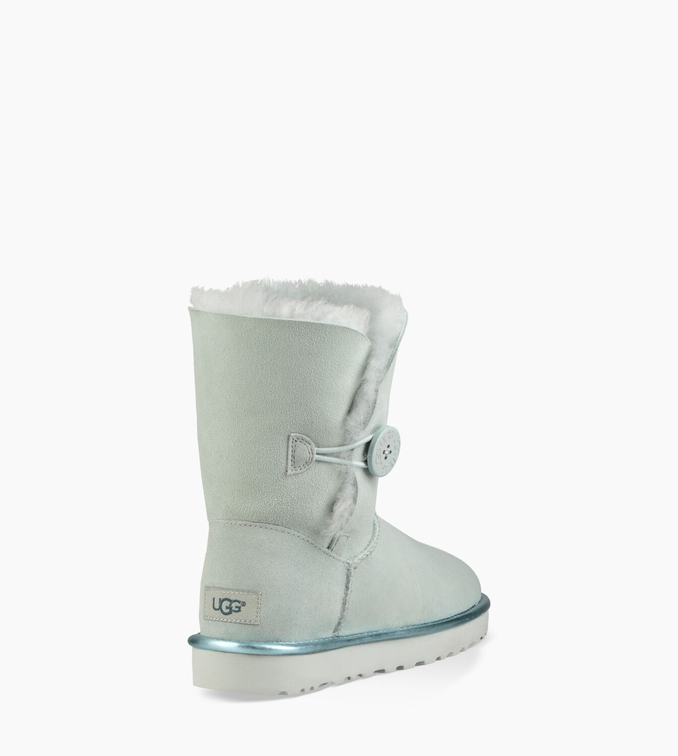 ugg bailey button metallic black