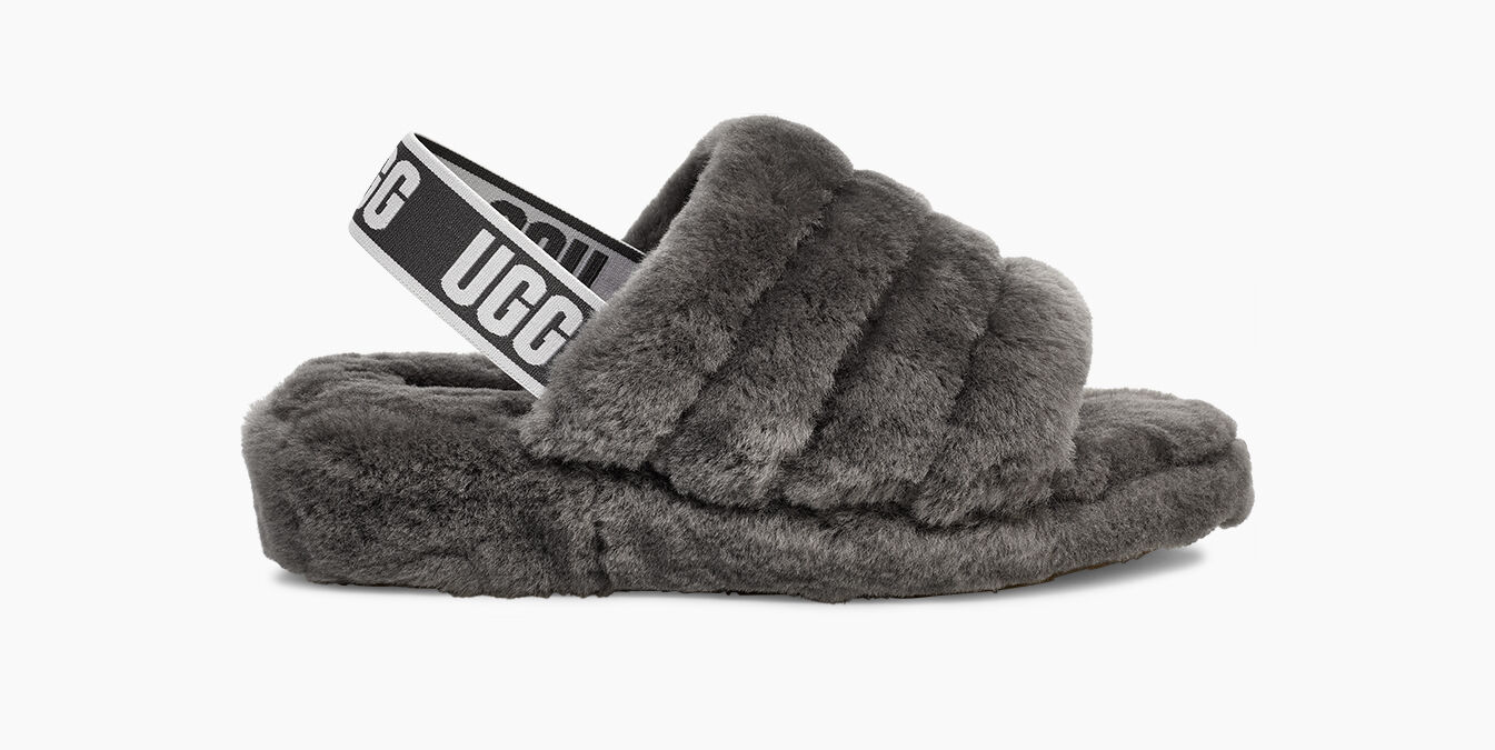 UGG® Fluff Yeah Logo Slide for Women UGG® UK