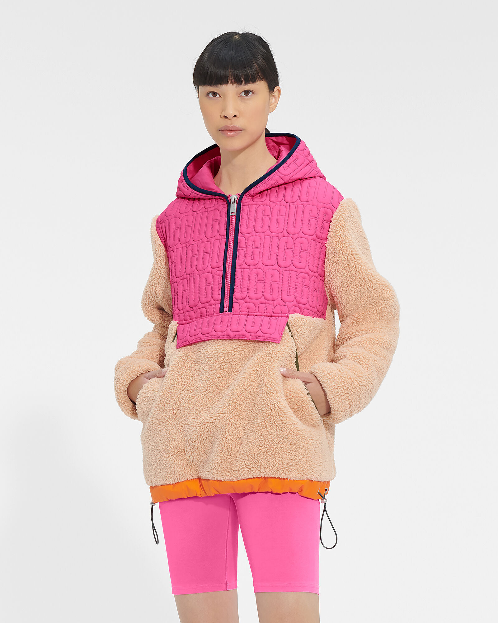 UGG® Iggy Sherpa Half Zip Top for Women 