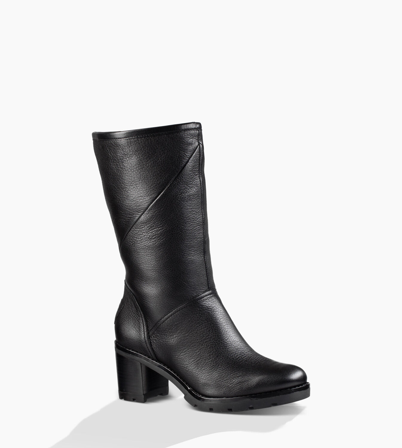 ugg womens jessia heeled boots black