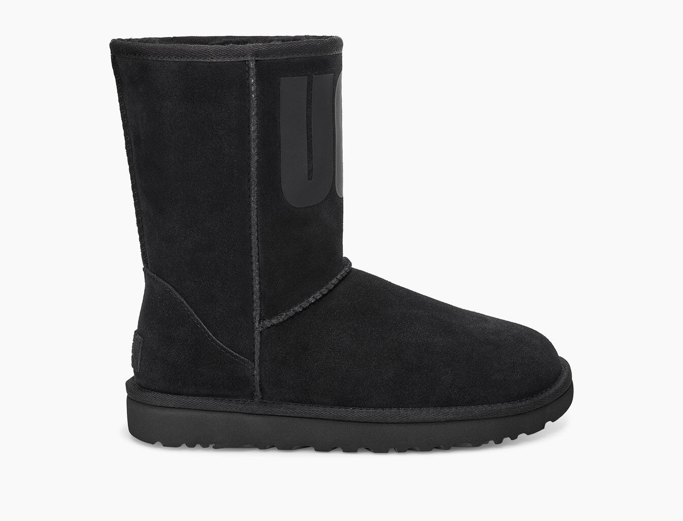 UGG® Classic Short Rubber Logo Boot for 