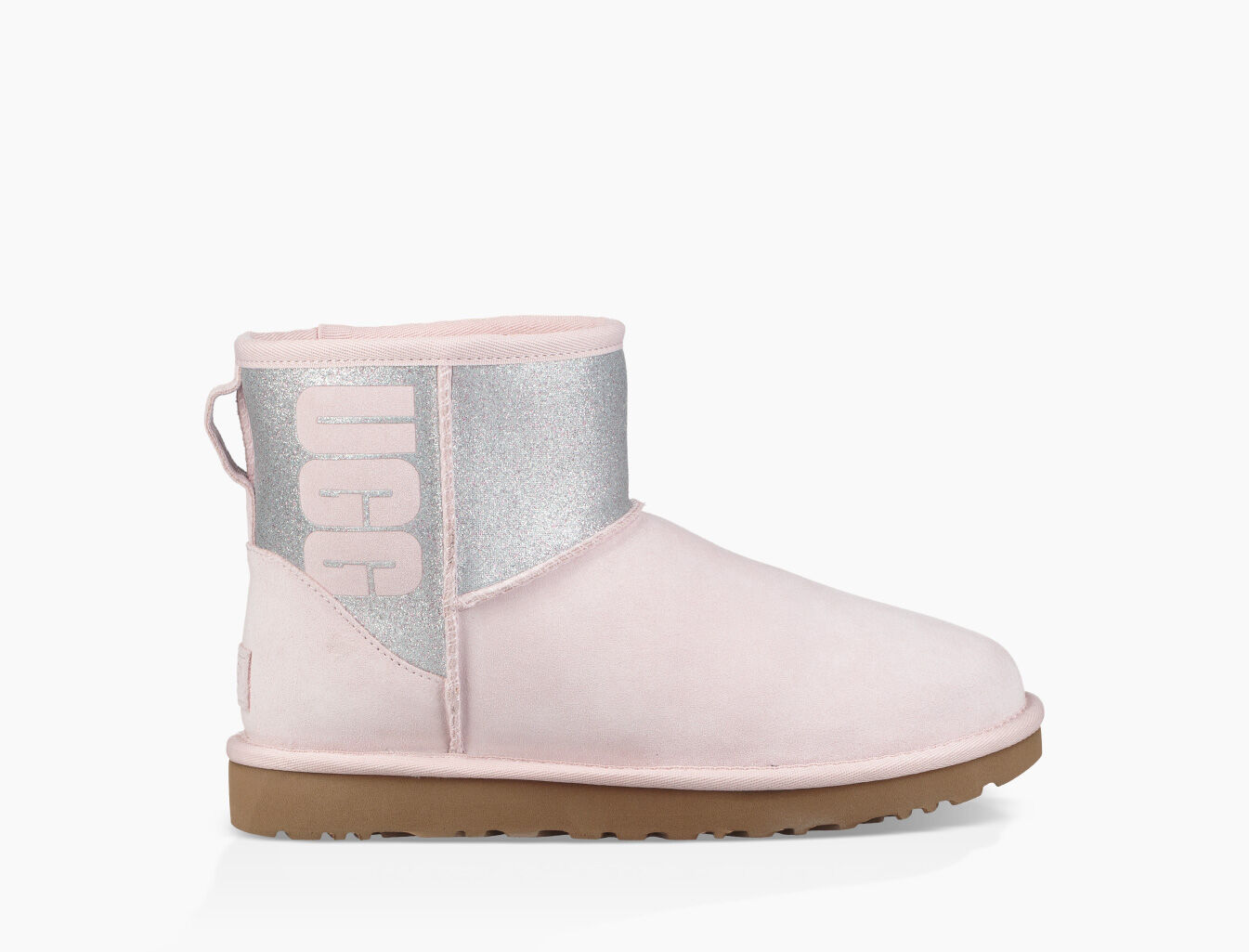 ugg classic mini logo sparkle boot