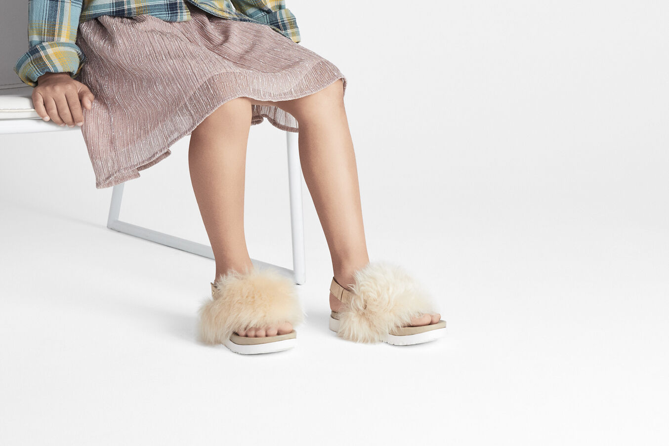 UGG® Holly Ankle Strap Sandals for Kids 