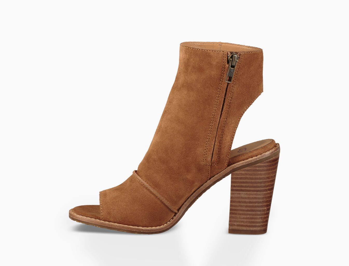 ugg valencia peep toe bootie