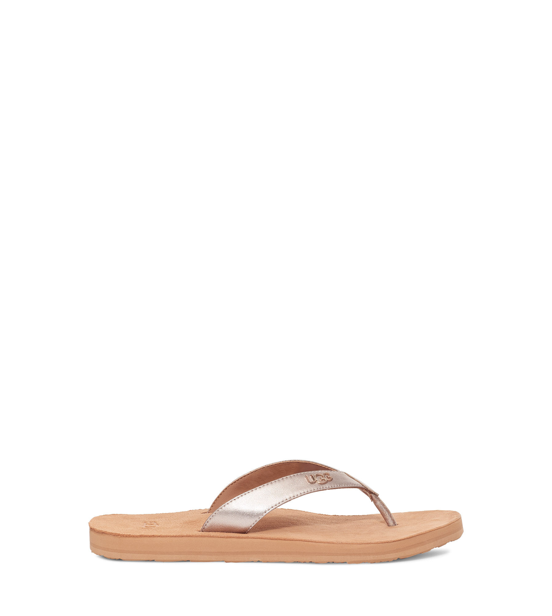 ugg silver flip flops