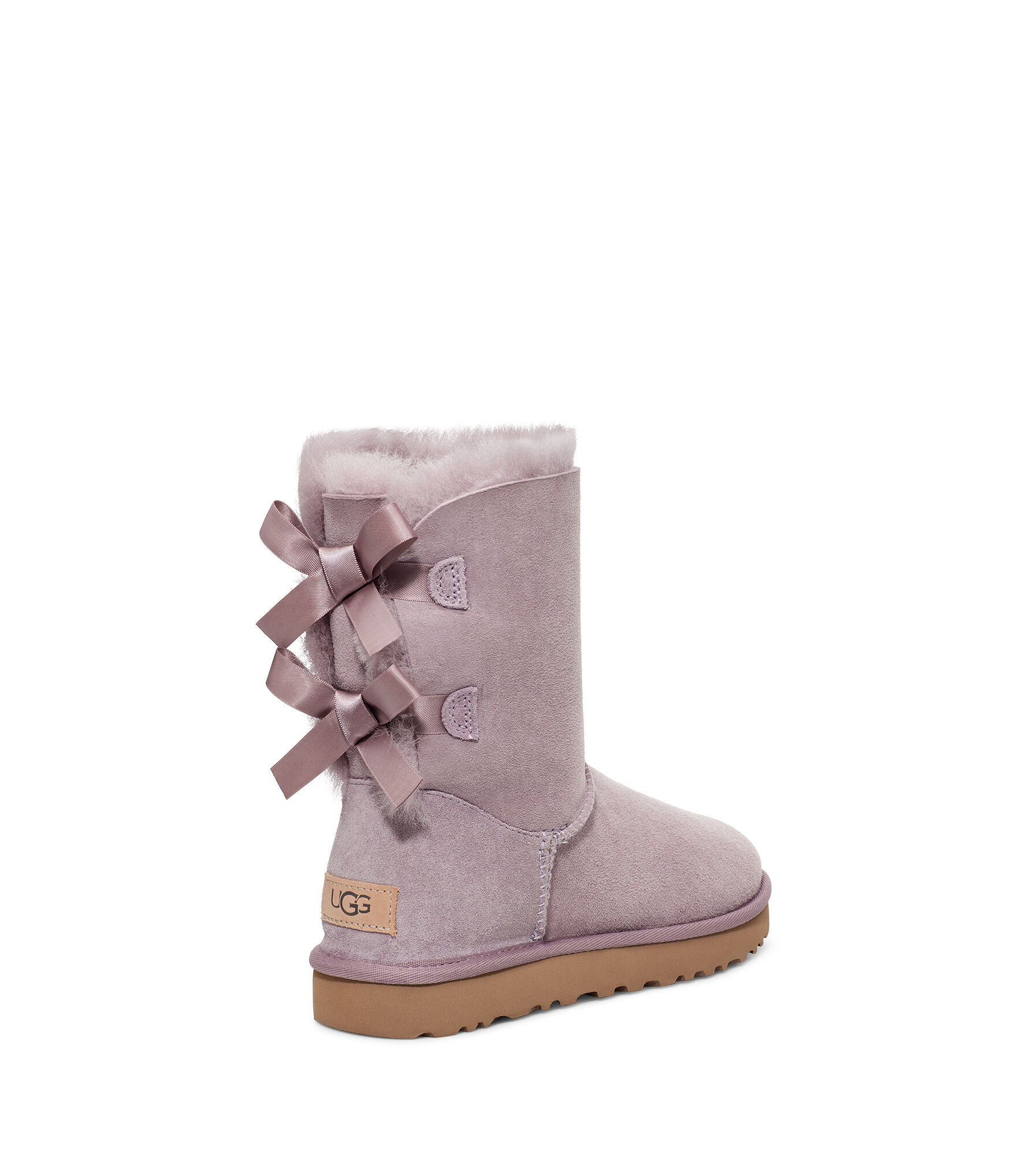 rose gold bailey bow uggs