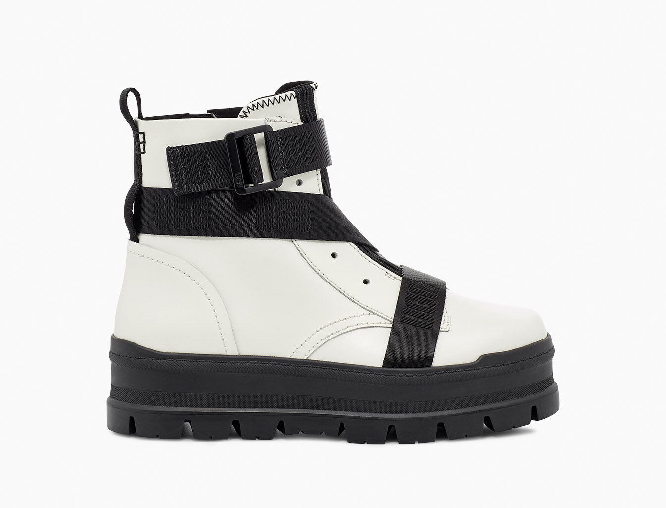 black and white ugg boots