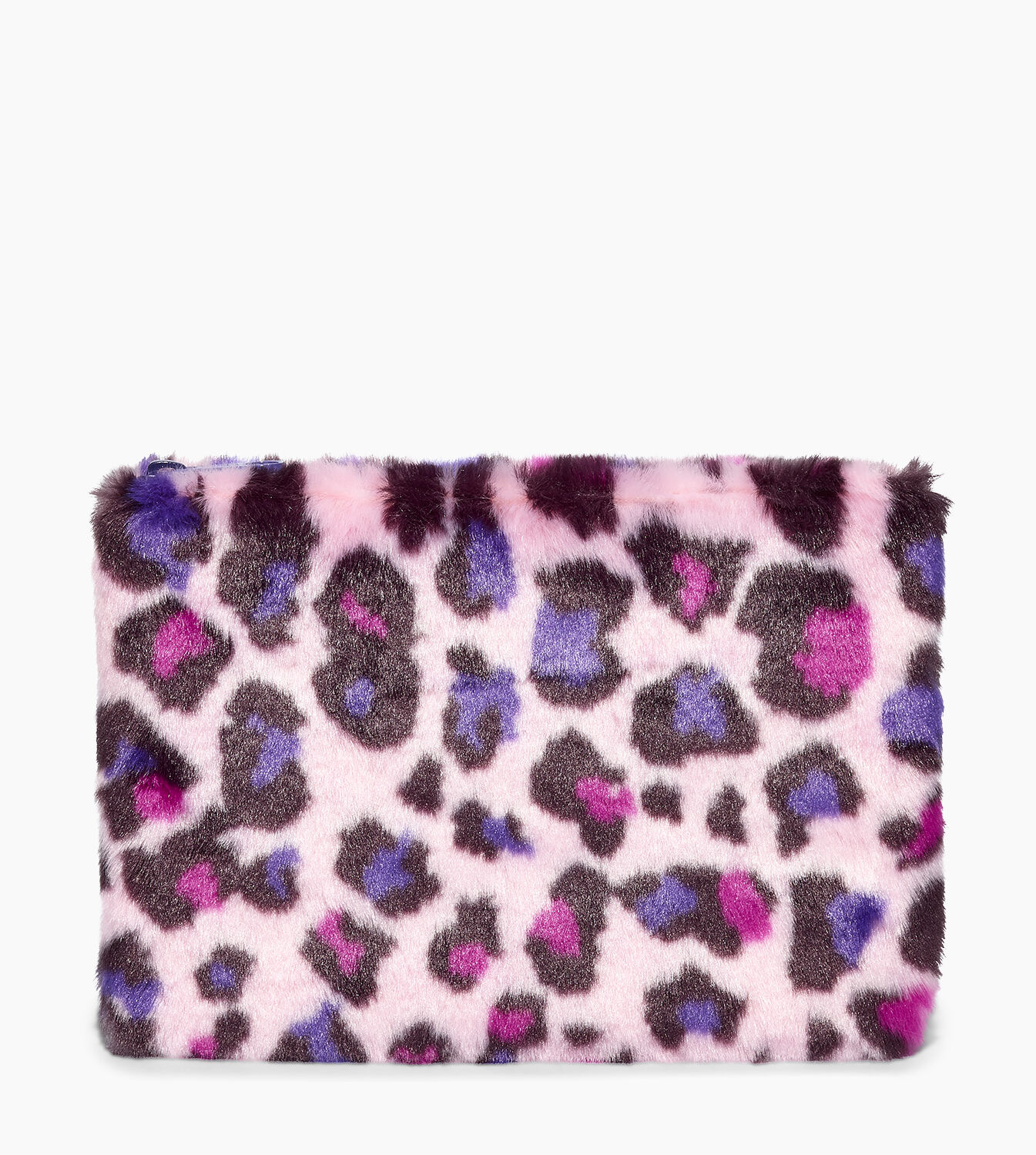 Faux Fur Medium Zip Pouch