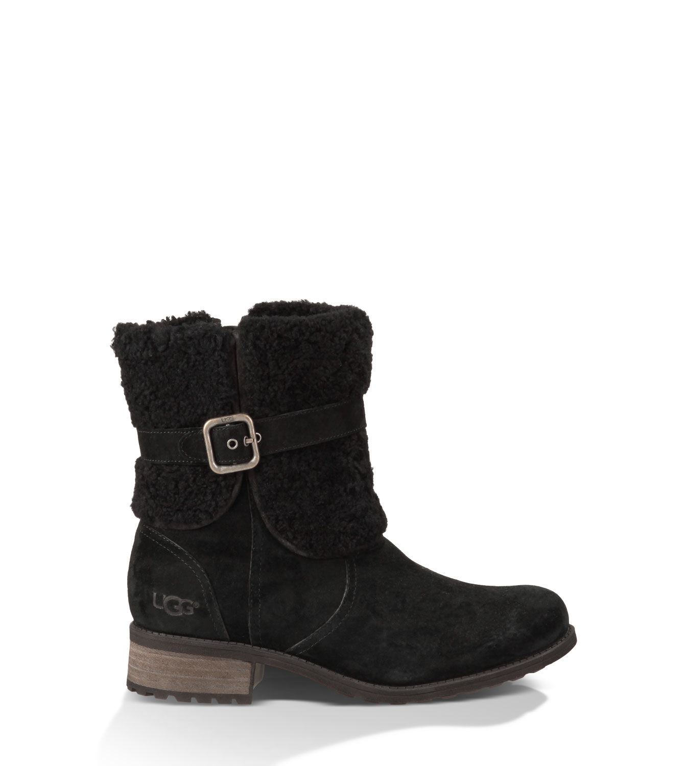 ugg australia blayre ii shearling cuff suede boots