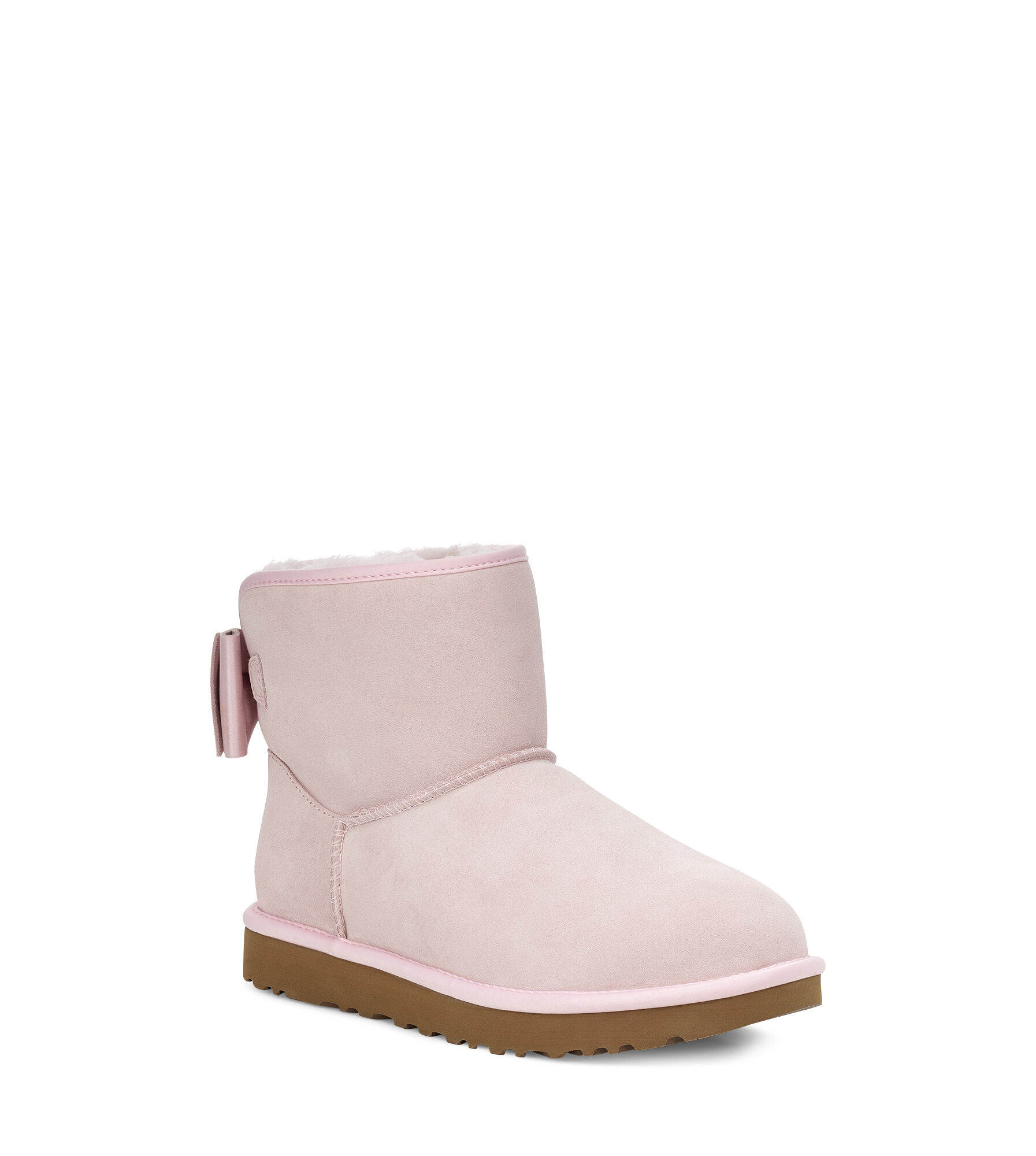 ugg classic mini satin bow boot