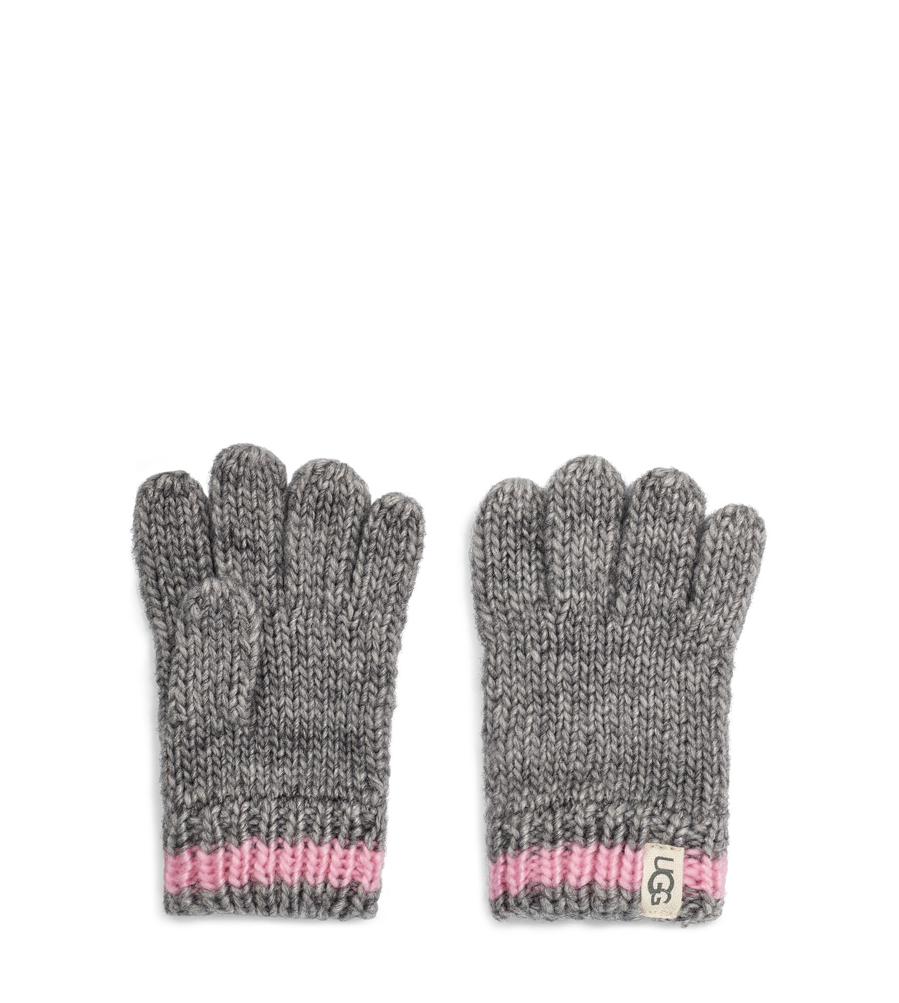Chunky Stripe Knit Glove