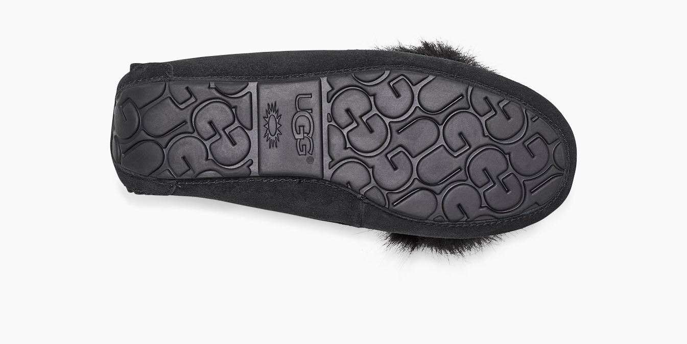 ugg ansley puff bow slippers