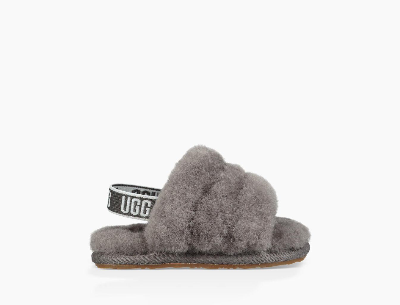 Shearling UGG Chaussures Tongs Fluff Yeah Slide pour Enfants en taille 33.5 