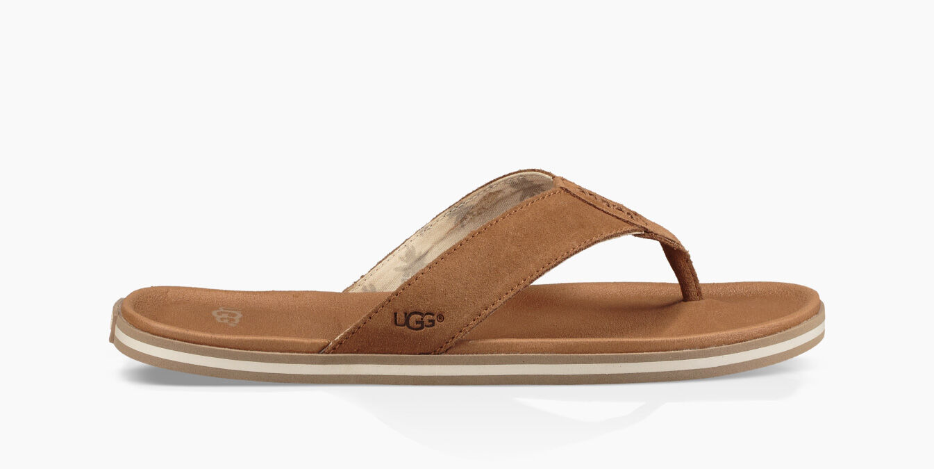 ugg suede flip flops
